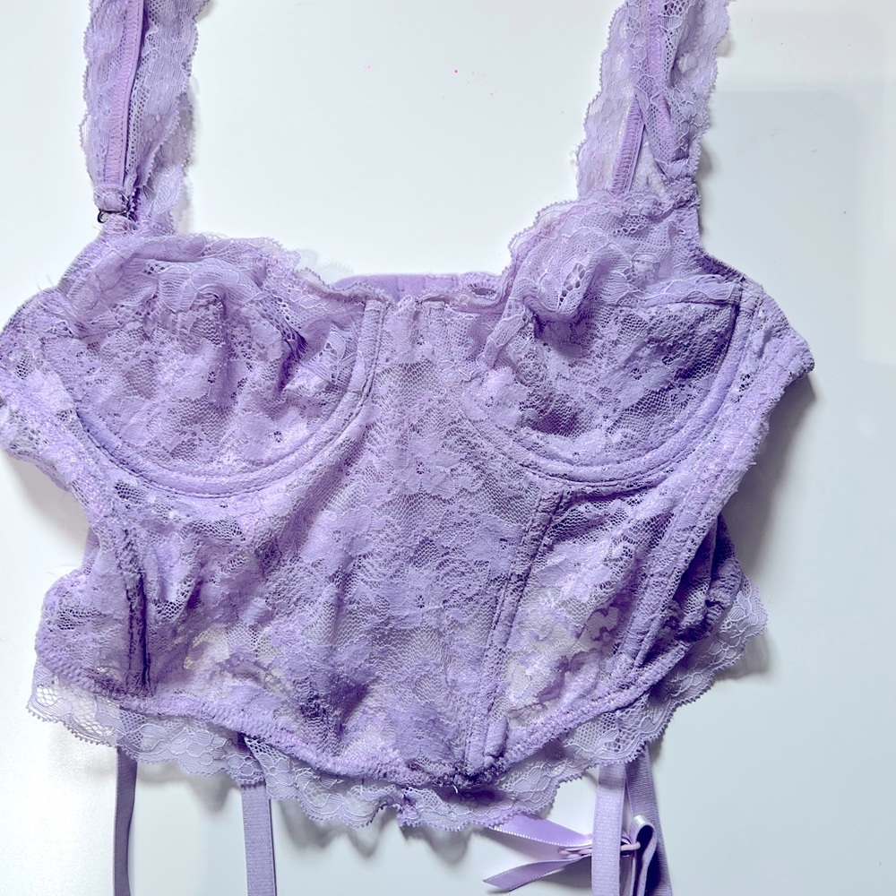 Purple corset